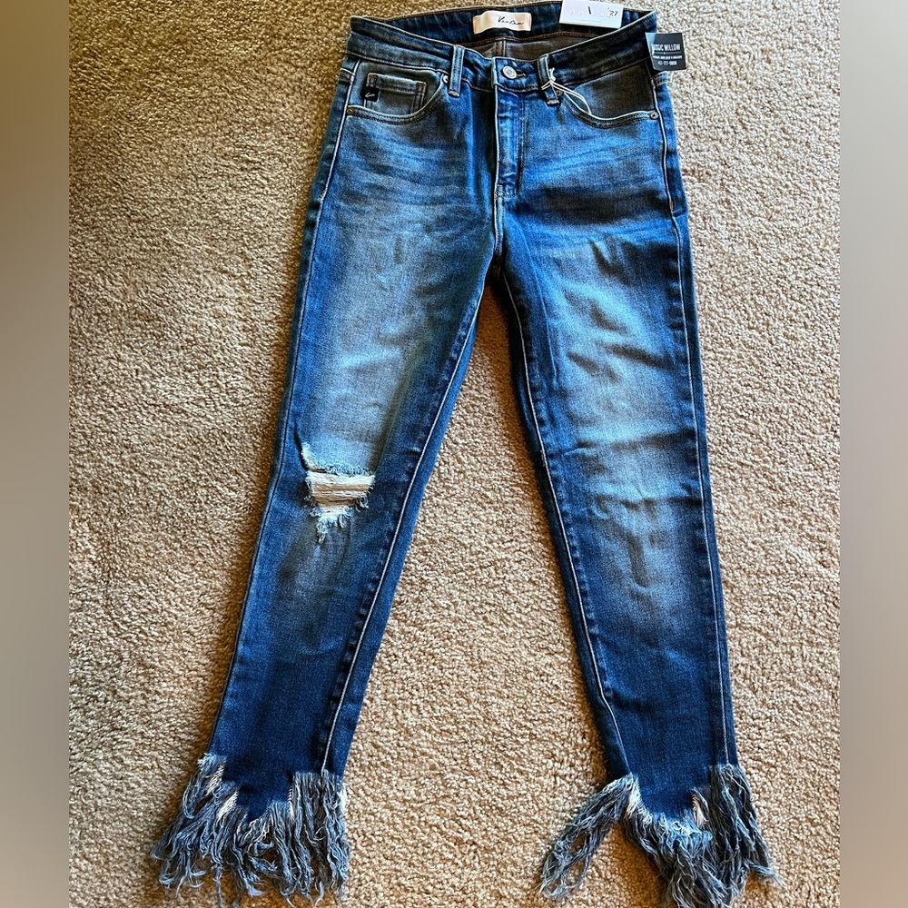 Kancan Mid Rise Ankle Skinny